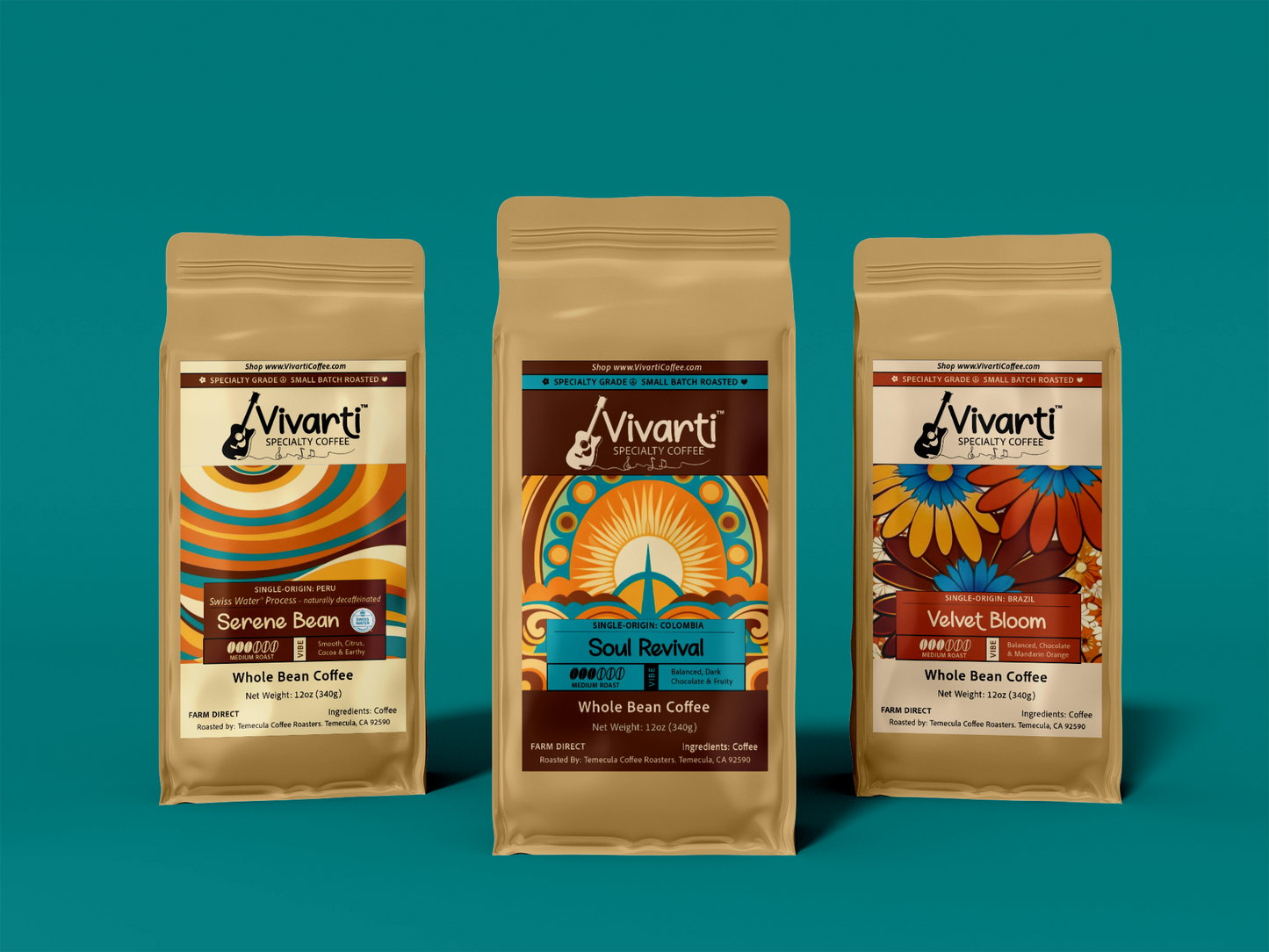 Single Origin, Medium Roast Bundle